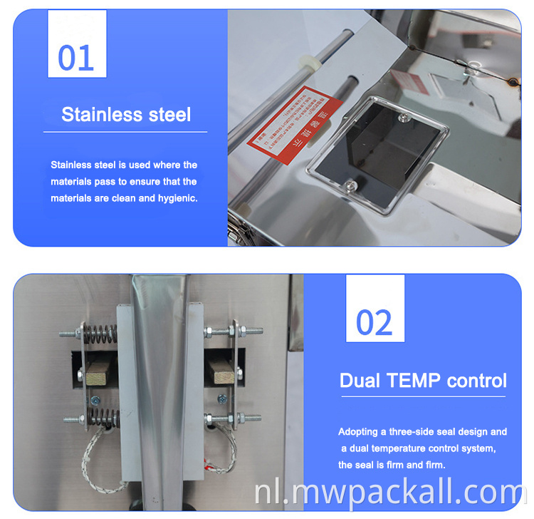 Hoge nauwkeurigheid automatische 5g 10g 15g rijst suiker zakje zakje honing stok vullen verpakkingsmachine